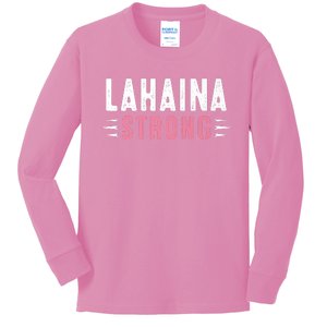 Lahaina Strong Premium Kids Long Sleeve Shirt