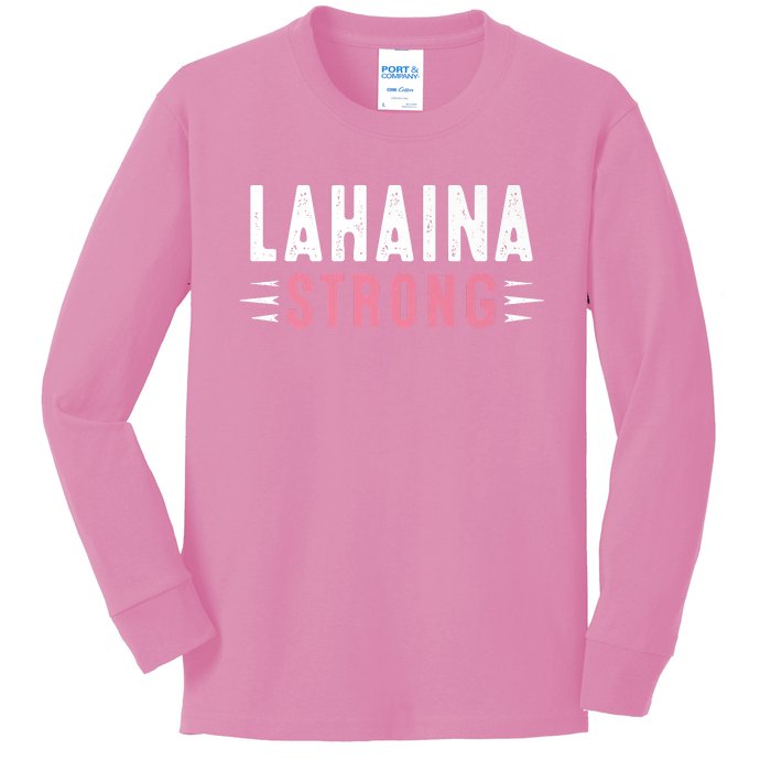 Lahaina Strong Premium Kids Long Sleeve Shirt