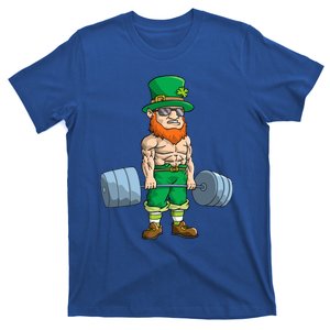 Leprechaun St Patricks Day Deadlift Fitness Weightlifting Meaningful Gift T-Shirt