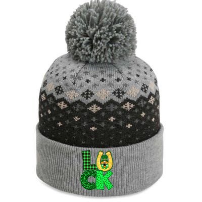 Luck St Patricks Day Lucky Leprechaun Cute The Baniff Cuffed Pom Beanie