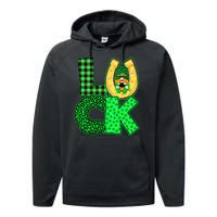 Luck St Patricks Day Lucky Leprechaun Cute Performance Fleece Hoodie