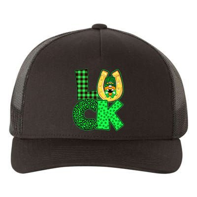 Luck St Patricks Day Lucky Leprechaun Cute Yupoong Adult 5-Panel Trucker Hat