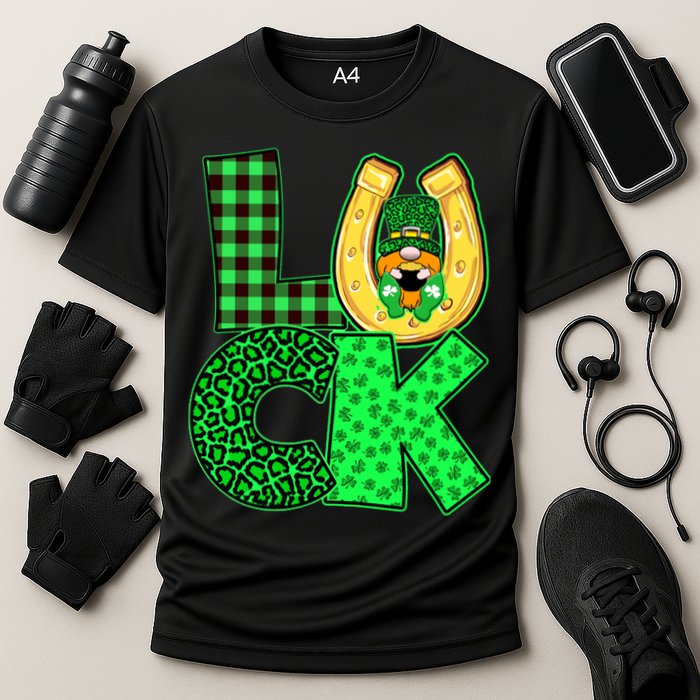 Luck St Patricks Day Lucky Leprechaun Cute Cooling Performance Crew T-Shirt