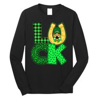 Luck St Patricks Day Lucky Leprechaun Cute Long Sleeve Shirt