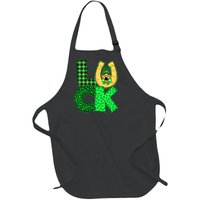 Luck St Patricks Day Lucky Leprechaun Cute Full-Length Apron With Pockets