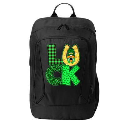 Luck St Patricks Day Lucky Leprechaun Cute City Backpack