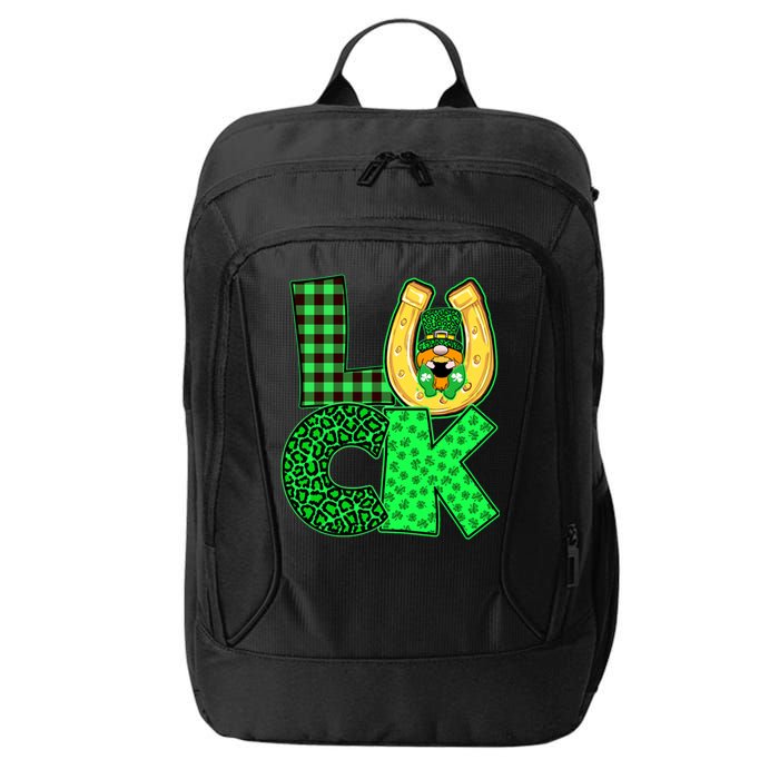 Luck St Patricks Day Lucky Leprechaun Cute City Backpack