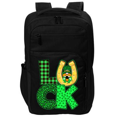 Luck St Patricks Day Lucky Leprechaun Cute Impact Tech Backpack