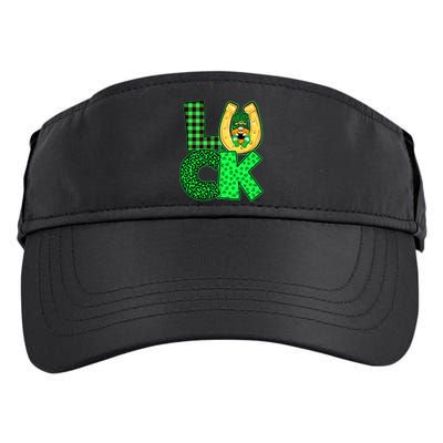 Luck St Patricks Day Lucky Leprechaun Cute Adult Drive Performance Visor