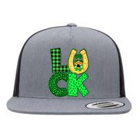 Luck St Patricks Day Lucky Leprechaun Cute Flat Bill Trucker Hat