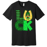 Luck St Patricks Day Lucky Leprechaun Cute Premium T-Shirt