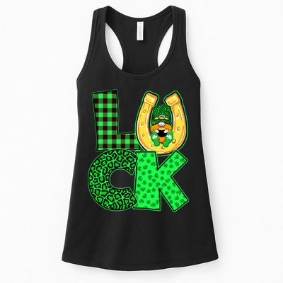 Luck St Patricks Day Lucky Leprechaun Cute Womens Tank Top