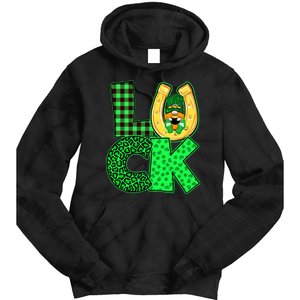 Luck St Patricks Day Lucky Leprechaun Cute Tie Dye Hoodie