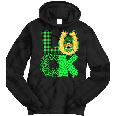 Luck St Patricks Day Lucky Leprechaun Cute Tie Dye Hoodie
