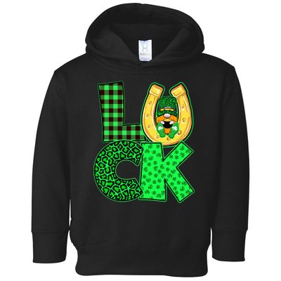 Luck St Patricks Day Lucky Leprechaun Cute Toddler Hoodie