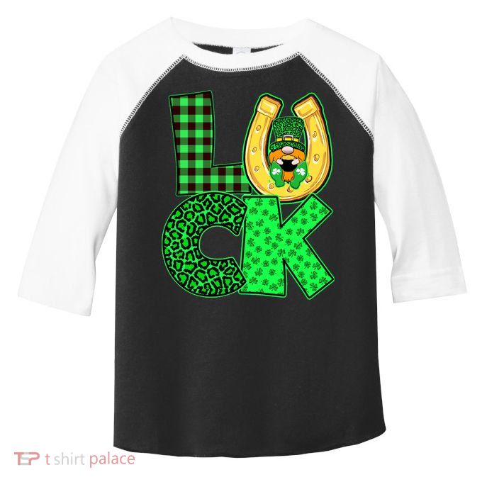 Luck St Patricks Day Lucky Leprechaun Cute Toddler Fine Jersey T-Shirt