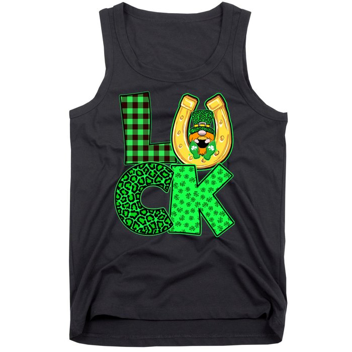 Luck St Patricks Day Lucky Leprechaun Cute Tank Top