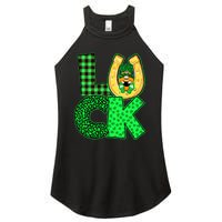 Luck St Patricks Day Lucky Leprechaun Cute Women's Perfect Tri Rocker Tank