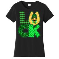 Luck St Patricks Day Lucky Leprechaun Cute Women's T-Shirt