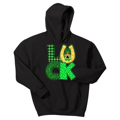 Luck St Patricks Day Lucky Leprechaun Cute Kids Hoodie