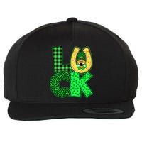 Luck St Patricks Day Lucky Leprechaun Cute Wool Snapback Cap