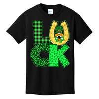 Luck St Patricks Day Lucky Leprechaun Cute Kids T-Shirt