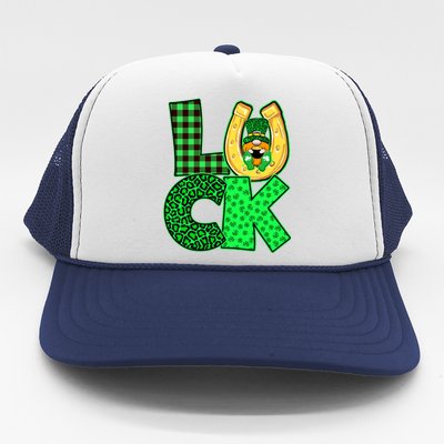 Luck St Patricks Day Lucky Leprechaun Cute Trucker Hat