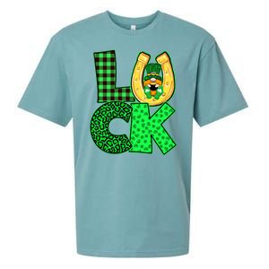 Luck St Patricks Day Lucky Leprechaun Cute Sueded Cloud Jersey T-Shirt