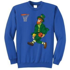 Leprechaun St Patricks Day Basketball Meaningful Gift Sweatshirt