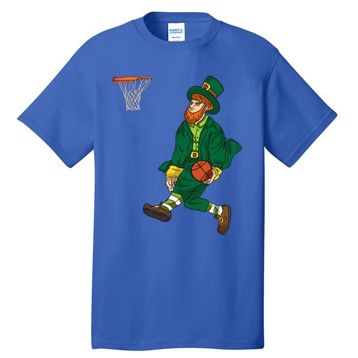 Leprechaun St Patricks Day Basketball Meaningful Gift Tall T-Shirt