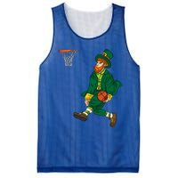 Leprechaun St Patricks Day Basketball Meaningful Gift Mesh Reversible Basketball Jersey Tank