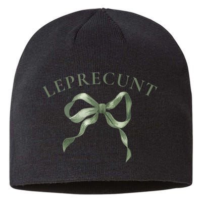 LEPRECUNT St. Patricks 'S Leprecunt Cotteque Irish Bow Sustainable Beanie
