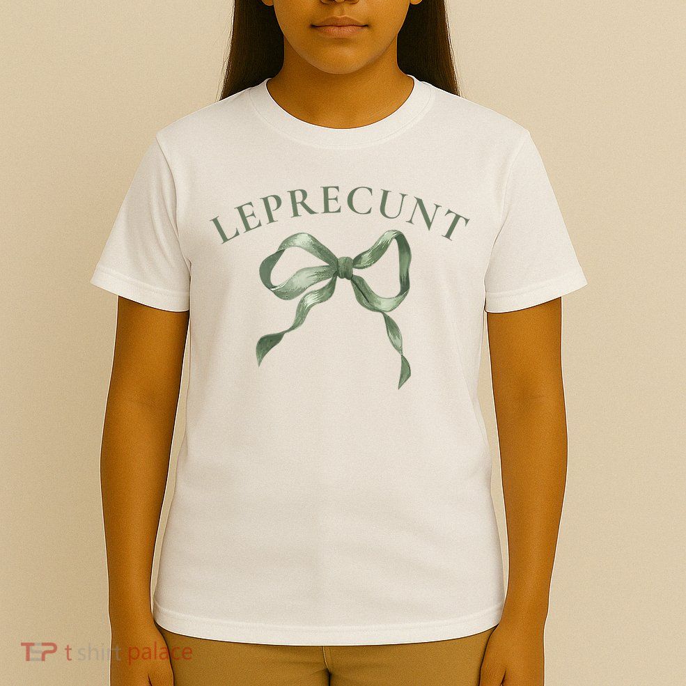LEPRECUNT St. Patricks 'S Leprecunt Cotteque Irish Bow T-Shirt