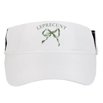 LEPRECUNT St. Patricks 'S Leprecunt Cotteque Irish Bow Adult Drive Performance Visor
