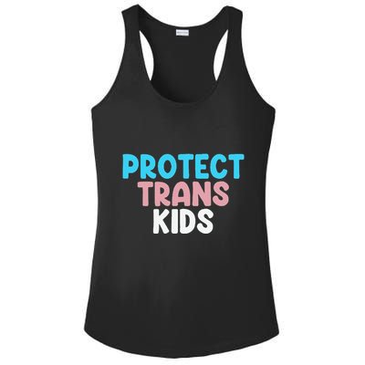 Lgbt Support Protect Transg  Lgbt Pride Ladies PosiCharge Competitor Racerback Tank