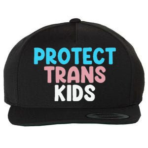 Lgbt Support Protect Transg  Lgbt Pride Wool Snapback Cap