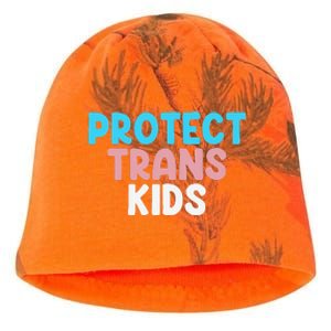 Lgbt Support Protect Transg  Lgbt Pride Kati - Camo Knit Beanie