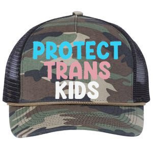 Lgbt Support Protect Transg  Lgbt Pride Retro Rope Trucker Hat Cap