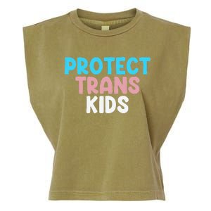 Lgbt Support Protect Transg  Lgbt Pride Garment-Dyed Women's Muscle Tee