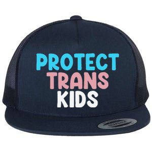 Lgbt Support Protect Transg  Lgbt Pride Flat Bill Trucker Hat