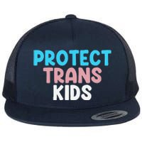 Lgbt Support Protect Transg  Lgbt Pride Flat Bill Trucker Hat