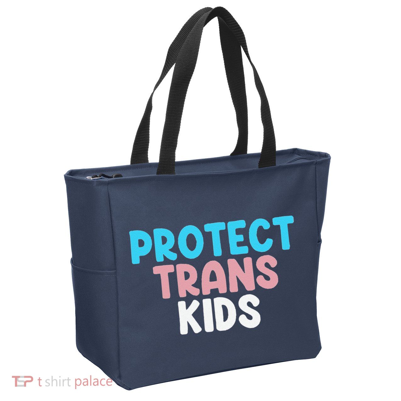 Lgbt Support Protect Transg  Lgbt Pride Zip Tote Bag