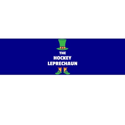 Leprechaun St Patricks Day Hockey Gift Bumper Sticker