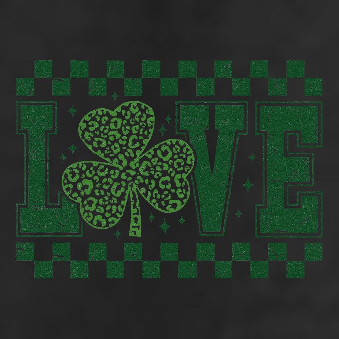Love St. PatrickS Day Leopard Shamrock Irish 11oz C Handle Ceramic Mug