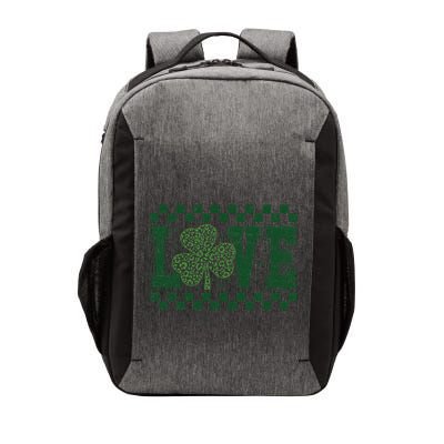 Love St. PatrickS Day Leopard Shamrock Irish Vector Backpack