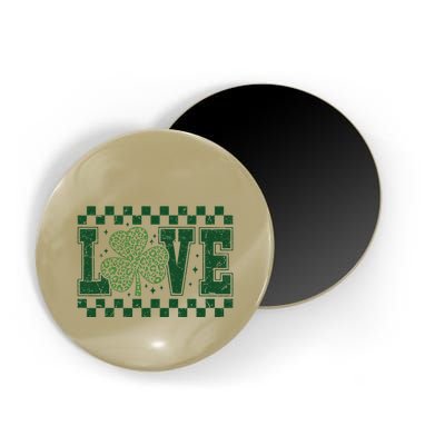 Love St. PatrickS Day Leopard Shamrock Irish Magnet