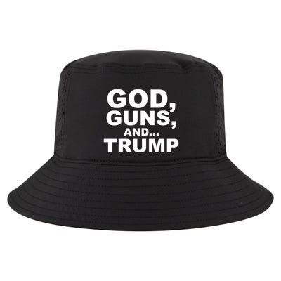 Limited Scott Presler Wearing God Guns And Trump Cool Comfort Performance Bucket Hat