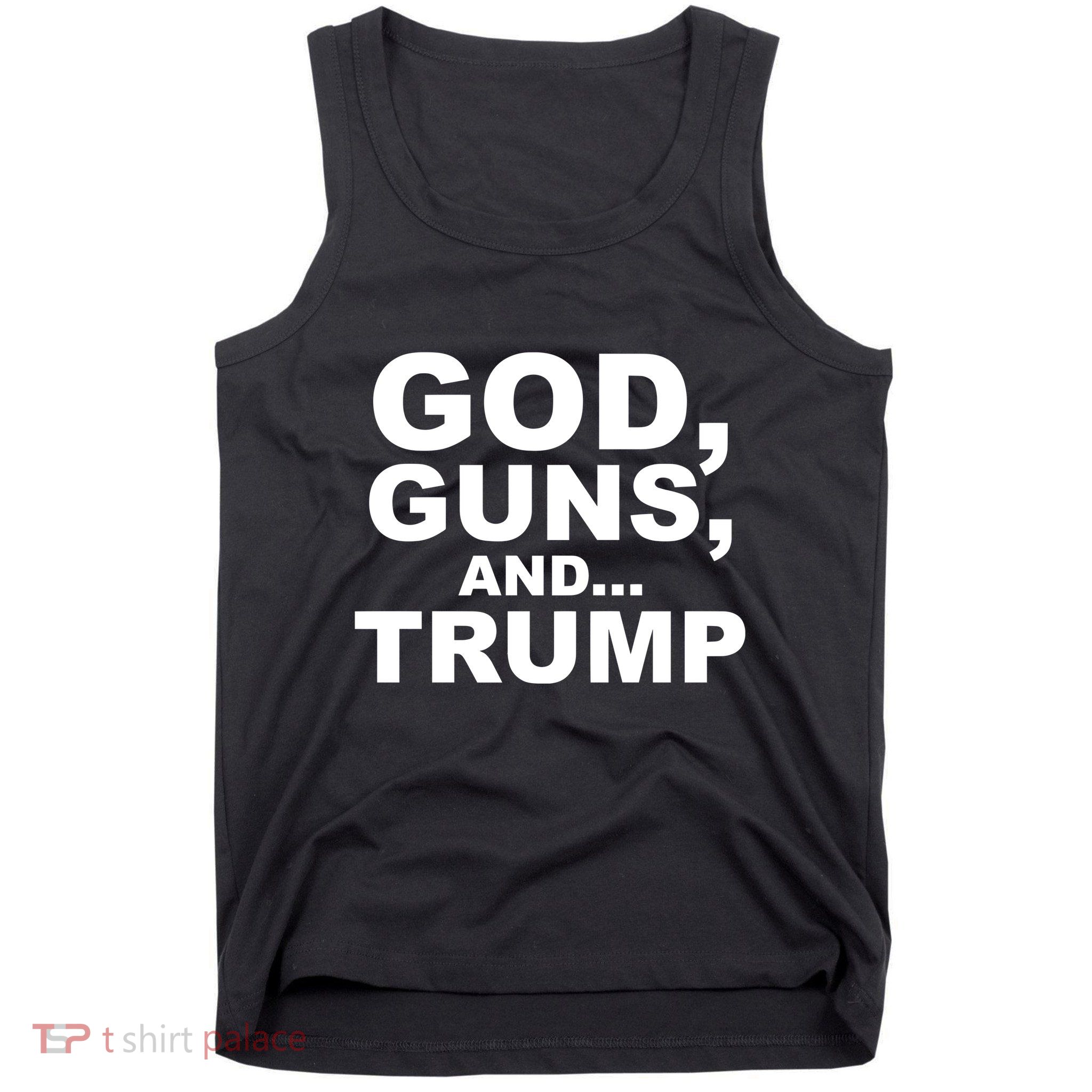 Limited Scott Presler Wearing God Guns And Trump Tank Top