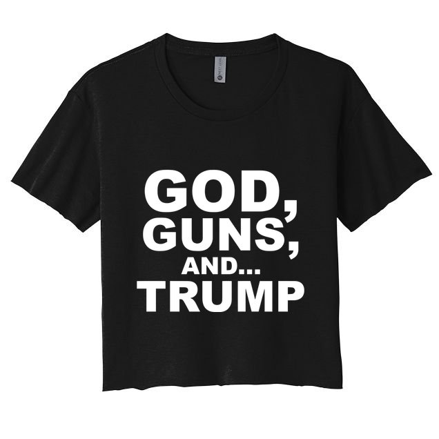 Limited Scott Presler Wearing God Guns And Trump Crop Top