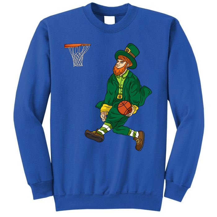 Leprechaun St Patricks Day Basketball Gift Sweatshirt